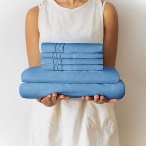 7 Piece Split King Size Sheet Set